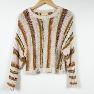 Billabong easy going striped sweater Size Small